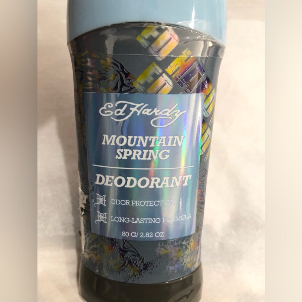 Ed Hardy mountain spring odor protection deodorant 2pack‎ new